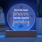 You're the Reason Printed Circle Acrylic Plaque-Express Your Love Gifts