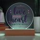 You're the Love Note Printed Circle Acrylic Plaque-Express Your Love Gifts
