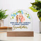 Grandpa Behind Every Great Printed Acrylic Dome Plaque-Express Your Love Gifts