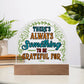 Something to Be Grateful Printed Acrylic Dome Plaque-Express Your Love Gifts