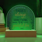 There's Always Printed Acrylic Dome Plaque-Express Your Love Gifts