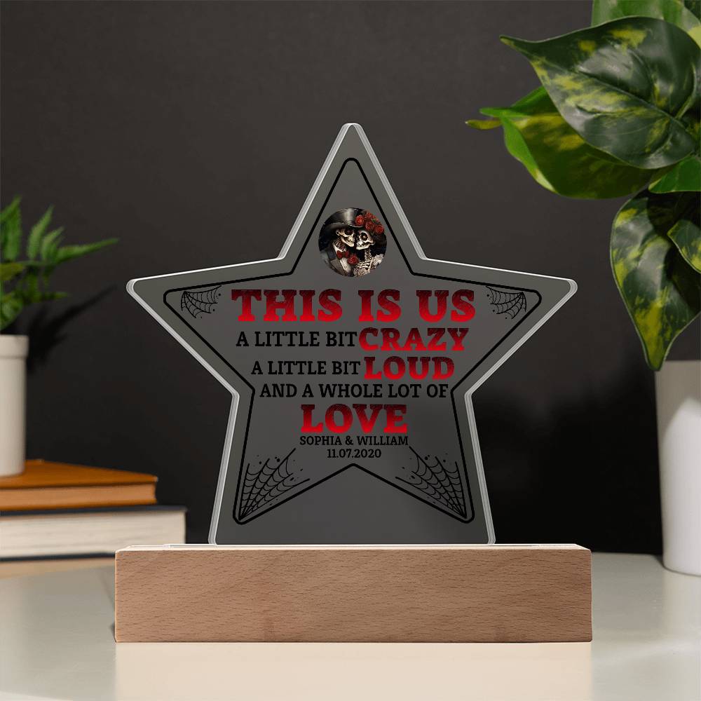 This is Us Printed Star Acrylic Plaque-Express Your Love Gifts