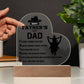 Thank You Printed Heart Shaped Acrylic Plaque-Express Your Love Gifts