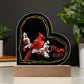 I'm Always Printed Heart Shaped Acrylic Plaque-Express Your Love Gifts