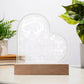 I Choose You Printed Heart Shaped Acrylic Plaque-Express Your Love Gifts