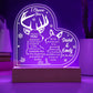 I Choose You Printed Heart Shaped Acrylic Plaque-Express Your Love Gifts