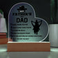 Thank You Printed Heart Shaped Acrylic Plaque-Express Your Love Gifts