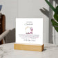 To My Soulmate Lorem Ipsum Printed Square Shaped Acrylic Plaque-Express Your Love Gifts