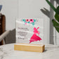 Every Step You Take Printed Square Shaped Acrylic Plaque-Express Your Love Gifts