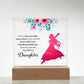 Every Step You Take Printed Square Shaped Acrylic Plaque-Express Your Love Gifts