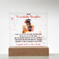 Remarkable Daughter Graduation Printed Square Shaped Acrylic Plaque-Express Your Love Gifts