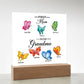 First Mom Now Grandma Printed Square Shaped Acrylic Plaque-Express Your Love Gifts