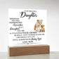 Whenever You Feel Unwelcomed Printed Square Shaped Acrylic Plaque-Express Your Love Gifts