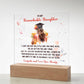Remarkable Daughter Graduation Printed Square Shaped Acrylic Plaque-Express Your Love Gifts