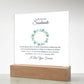 To My Amazing Soulmate Lorem Ipsum Printed Square Shaped Acrylic Plaque-Express Your Love Gifts