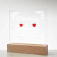 You Are My Life Printed Square Shaped Acrylic Plaque-Express Your Love Gifts