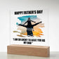 Dad Father's Day So Lucky Printed Square Shaped Acrylic Plaque-Express Your Love Gifts