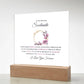 To My Soulmate Lorem Ipsum Printed Square Shaped Acrylic Plaque-Express Your Love Gifts
