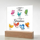 First Mom Now Grandma Printed Square Shaped Acrylic Plaque-Express Your Love Gifts