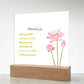 Moment of Joy Printed Square Shaped Acrylic Plaque-Express Your Love Gifts