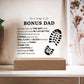 Gift of Life Printed Square Shaped Acrylic Plaque-Express Your Love Gifts