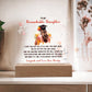 Remarkable Daughter Graduation Printed Square Shaped Acrylic Plaque-Express Your Love Gifts