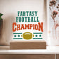 Fantasy Football Champion Printed Square Shaped Acrylic Plaque-Express Your Love Gifts