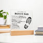 Gift of Life Printed Square Shaped Acrylic Plaque-Express Your Love Gifts