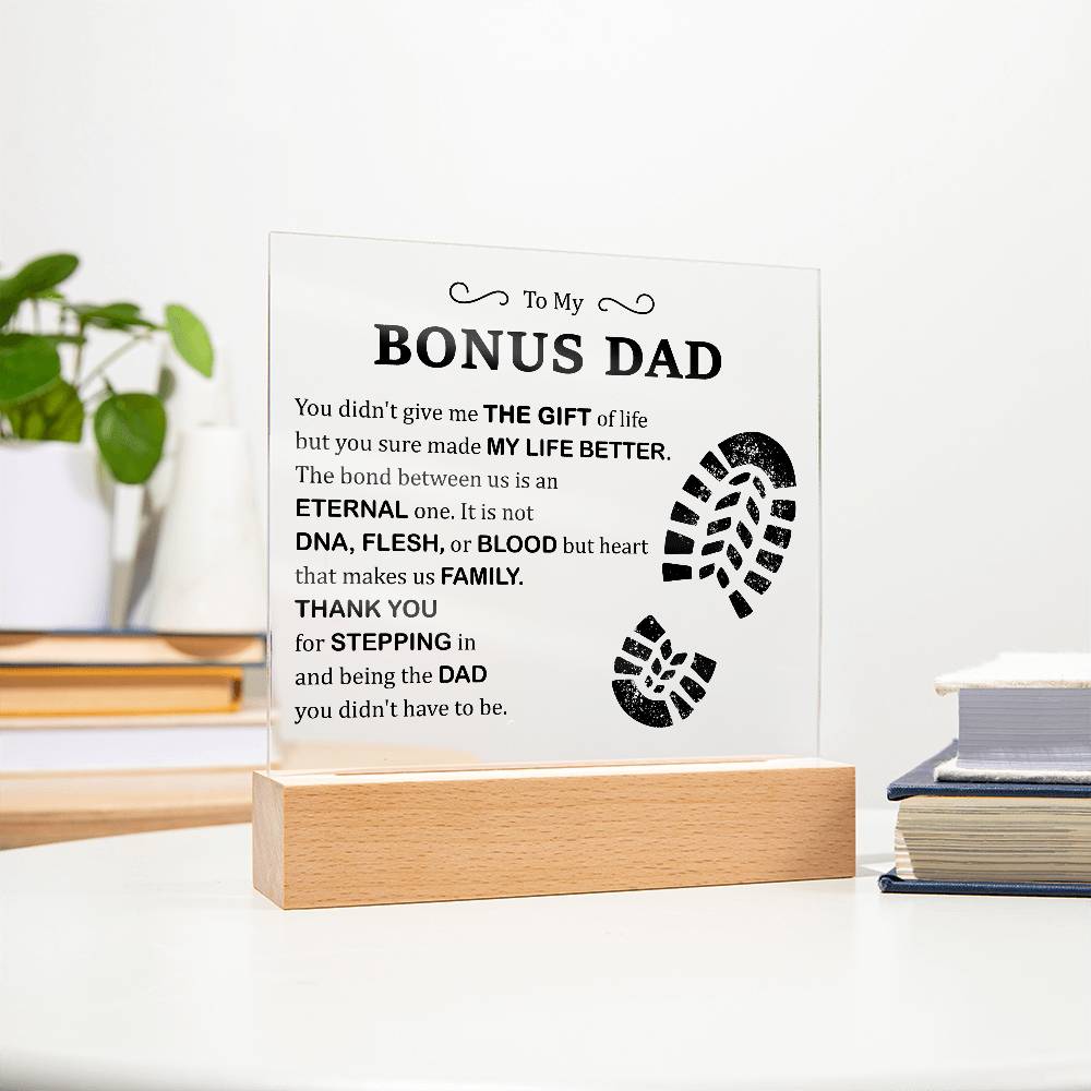 Gift of Life Printed Square Shaped Acrylic Plaque-Express Your Love Gifts