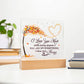 Love You More Printed Square Shaped Acrylic Plaque-Express Your Love Gifts