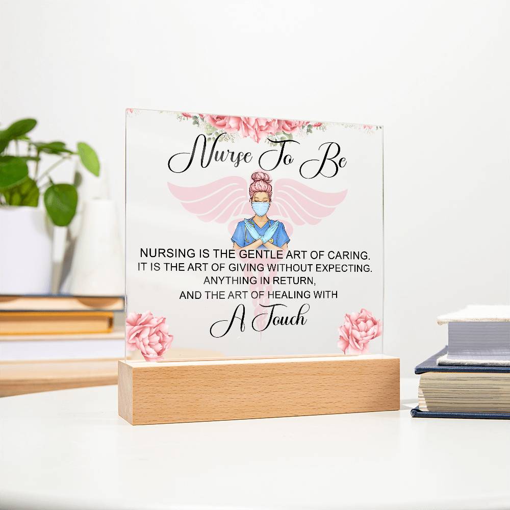 NursingNurse to Be Printed Square Shaped Acrylic Plaque-Express Your Love Gifts