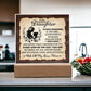 To My Daughter From Mom Always Remember Printed Square Shaped Acrylic Plaque-Express Your Love Gifts
