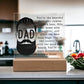 To the Coolest Dad Printed Square Shaped Acrylic Plaque-Express Your Love Gifts