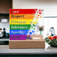 LGBTQLove Respect Fre Printed Square Shaped Acrylic Plaque edom Tolerance Equality Pride-Express Your Love Gifts