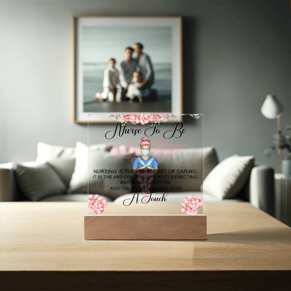 NursingNurse to Be Printed Square Shaped Acrylic Plaque-Express Your Love Gifts