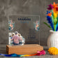 To My Dearest Grandma Printed Square Shaped Acrylic Plaque-Express Your Love Gifts