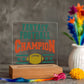 Fantasy Football Champion Printed Square Shaped Acrylic Plaque-Express Your Love Gifts