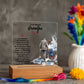 To My Beloved Grandpa Printed Square Shaped Acrylic Plaque-Express Your Love Gifts