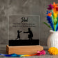 Dad You Believe Printed Square Shaped Acrylic Plaque-Express Your Love Gifts