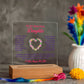 To My Beautiful Daughter Someday Printed Square Shaped Acrylic Plaque-Express Your Love Gifts
