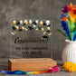 Graduation Congratulations You Did It! Printed Square Shaped Acrylic Plaque-Express Your Love Gifts