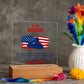 To My Husband Your Job is to Fight For Our Country Printed Square Shaped Acrylic Plaque-Express Your Love Gifts