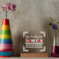 You Are My Life Printed Square Shaped Acrylic Plaque-Express Your Love Gifts