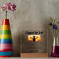 Stepped Up Dad Printed Square Shaped Acrylic Plaque-Express Your Love Gifts