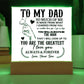 To My Dad So Much of Me Printed Square Shaped Acrylic Plaque-Express Your Love Gifts