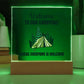Everyone is Welcome Printed Square Shaped Acrylic Plaque-Express Your Love Gifts