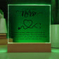 Nursing Truly Amazing Nurse Printed Square Shaped Acrylic Plaque-Express Your Love Gifts