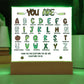 Teacher's ABC Printed Square Shaped Acrylic Plaque-Express Your Love Gifts