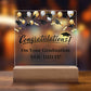 Graduation Congratulations You Did It! Printed Square Shaped Acrylic Plaque-Express Your Love Gifts
