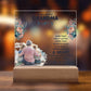 To My Dearest Grandma Printed Square Shaped Acrylic Plaque-Express Your Love Gifts